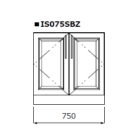IS075SBZ洗面器キャビネット
